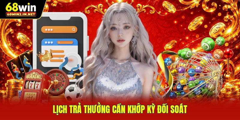 Lịch trả thưởng cần khớp kỳ đối soát