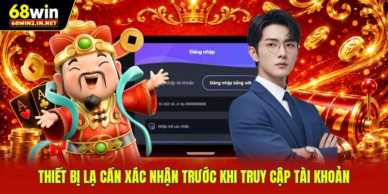 Thiết bị lạ cần xác nhận trước khi truy cập tài khoản