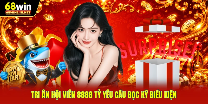 Tri ân hội viên 8888 tỷ yêu cầu đọc kỹ điều kiện